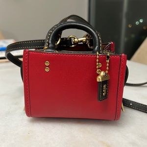Red Coach Mini Bag w/ Dust Bag
